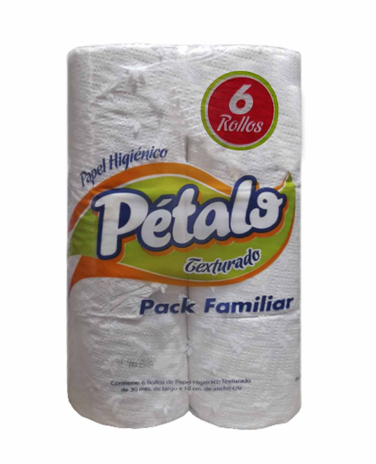 Papel Higienico Petalo Texturado 6 x 30 Mt